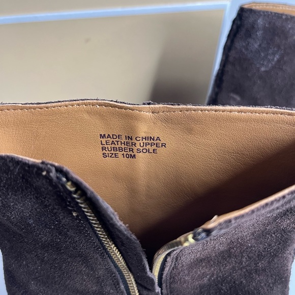 Suede Platform Boots sz10 - Picture 8 of 10